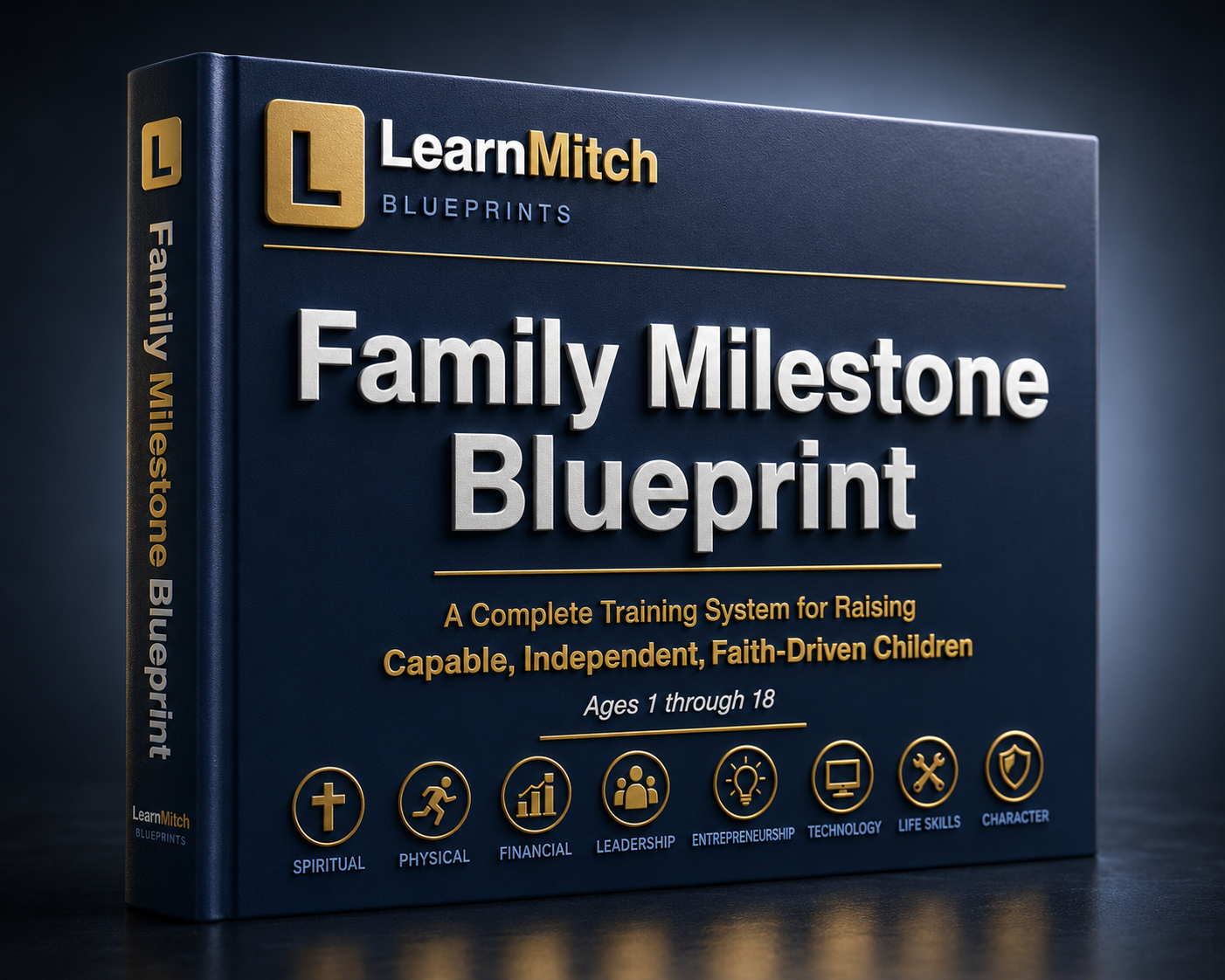 Family Milestone Blueprint - A Complete Training System for Raising Capable, Independent, Faith-Driven Children - Printable
